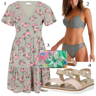 outfit mit Siva Obleka Vila "popolna oblačila"