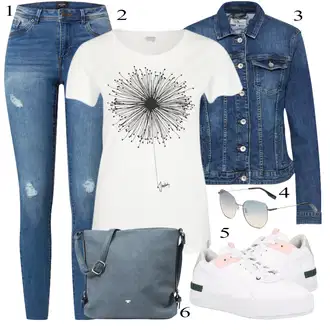 Outfit s Šedá Dlouhý Zimní Kabát/Taška/Dlouhé Šaty/Doplňek/Dlouhá tylová sukně Tom Tailor "Letní Outfit"