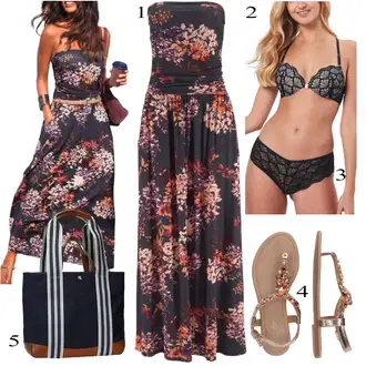 Outfit s Zlatý Letní Bota/Pletený Sandál/Sandál se třpytkami/Páskový Sandál/Sandál S T Páskem About You "Letní Outfit"