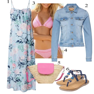 Outfit sa Pink Kožne jakne za muškarce/Gornji Dio Bikinija Balconette/Push-up gornji dio bikinija/Bikini set Trokutasti Bikini/Bikini s halterima/Kožni muški remeni/Bralette gornji dio bikinija Buffalo "Ljetni outfiti"