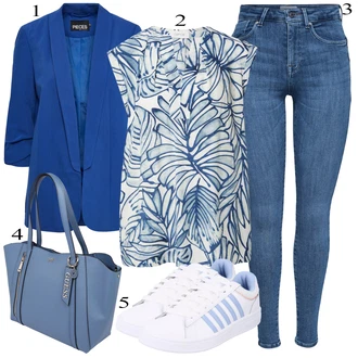 outfit mit Bela Superga K-SWISS "Poletna oblačila"