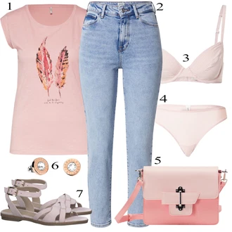 outfit mit Žensko spodnje perilo in kopalke ESPRIT "poletna obleka"