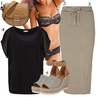 Outfit sa Siva Dodatak/Sandale/Dukserica/Traperice Slim Kroja TOMS "Ljetni outfiti"