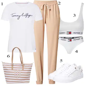 outfit mit Bela Superga Tommy Hilfiger "Športna oblačila"