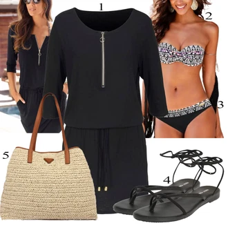 Outfit sa Crna/Crvena/Smeđa/Bež kratki bikini/Donji dio bikinija/Plivaće kratke hlače/Bandeau Bikini/Bikini S Kratkim Hlačama/Kupaće gaće/Bikinji hotpant/Bikini hlača/Bandeau tankini/Bikini set Gornji Dijel Bikinija S Trakom/Kratki Gornji Dio Bikinija Lascana, Siva/Ljubičasta/Ljubičaste boje Gornji Dio Bikinija Balconette/Bikini s halterima/Kožni muški remeni/Push-up gornji dio bikinija/Bikini set Gornji Dijel Bikinija S Trakom/Bandeau Bikini/Balconette Bikini/Kožne jakne za muškarce Lascana "Ljetni outfiti"