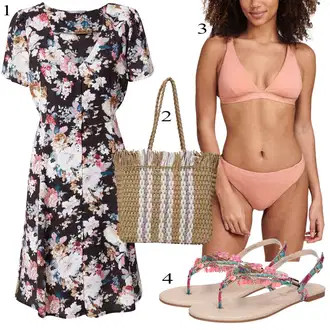 Outfity na zahradní párty Svatební host s Růžová/Vícebarevný/Červená Only "Outfit na léto"
