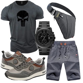 Sommer Outfits Wandern mit Grau/Schwarz Unkategorisiert Asgens "Summer Outfit"Look: Trekking, Wandern