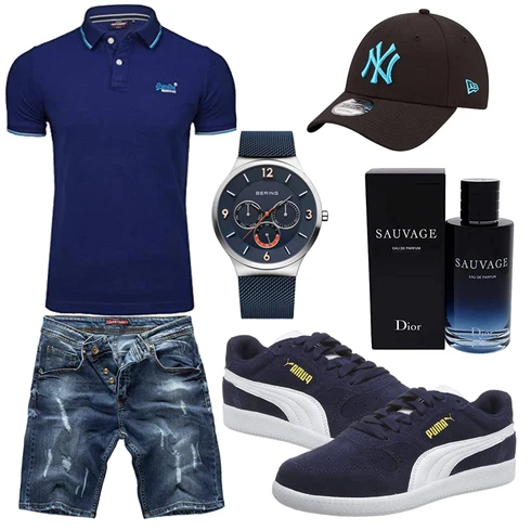 Blau Puma kombinieren