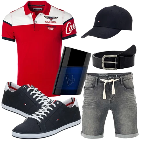 Mischfarben/Schwarz Schuh Sneaker Tommy Hilfiger kombinieren