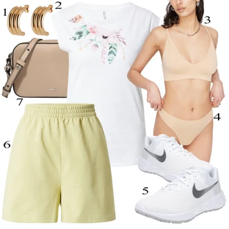 Kombinacije za sport sa Siva/Ljubičaste boje Nekategorizirano Nike "Ljetni outfiti"