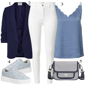 outfit mit Siva Superga Tamaris "Priložnostna oblačila"