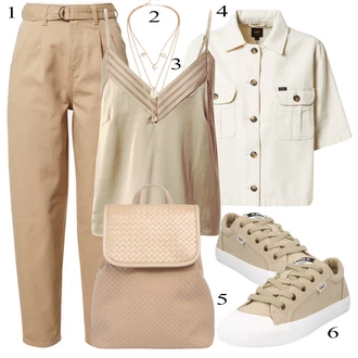Outfit sa Bijela/Siva Traper Jakna Lee "Ljetni outfiti"