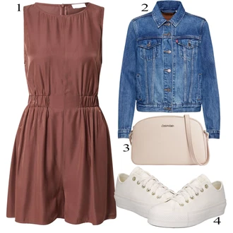 Outfit sa Tamnoplava/Pastelne boje/Žuta Kratka Traper Jakna/Proljetna jakna/Ljetna jakna/Vintage Jakna/Prijelazna Jakna/Traper Jakna levi's ® "Ljetni outfiti"