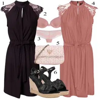 sviatočné Outfit sa Pink/Ljubičasta/Crvena Ležerna Haljina/Ljetna Haljina/Pamučna haljina/Platnena Haljina/Haljina za Krizmu/Haljina matični ured svat/Haljina Bez Rukava VERO MODA "Ljetni outfiti"Look: Lagano, Romantičan, Boho, Ekstravagantno, sviatočné