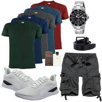 Vintage Outfit mit Schwarz Unkategorisiert Brandit "Auffälliger Sommer Look"Look: Vintage