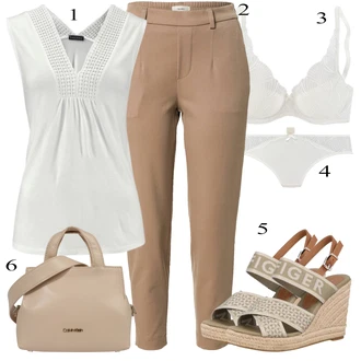 Poslovni Outfiti mit Siva Hlačke Lascana "poletna obleka"