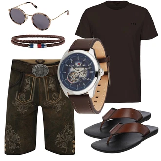 Knielang Outfit mit Schwarz Krüger Buam "Cool für die Freizeit"