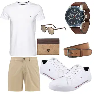 20er Jahre Outfit mit Braun/Beige Sonnenbrille/Brille le specs "Freizeit Outfit"Look: Safari, Smart Casual, 20er Jahre, Coole, Classic, Boho, Retro, 80er