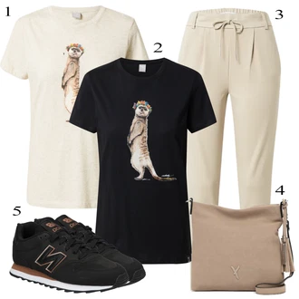 Outfit s Černá Teniska New Balance "Ležérní Outfits"