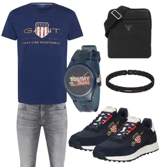 Elegant Outfit mit Hellgrau/Grau Girlfriend Jeans/Straight Leg Jean/Winterjacke/Biker Jeans/Low Rise Jean/Regular-Fit Jeans/Leder Schuhe/Tapered-Jeans/Herren Lederjacke/Lederjacke/Slim Fit Jeans G-Star Raw "Freizeit Outfit"Look: Uni, Coole, Smart Casual, Premium, Casual, Schlichte, Elegant, Old Money