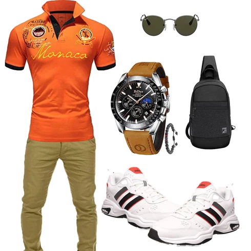 Hose/Overall/Tasche/Schuh/Hemd/Accessoire/Kurzarm Hemd Amaci&Sons kombinieren