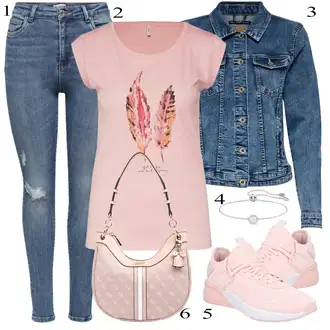Svatovski gost Outfit sa Pink Hlača Velika Veličina Only "Ljetni outfiti"