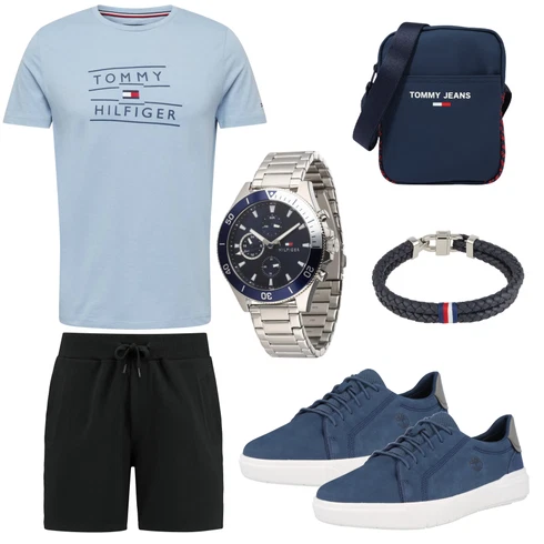 Schwarz Sweatshorts/Musselin Shorts/Bermuda/Kurze Hose/Baggy Short Shiwi kombinieren
