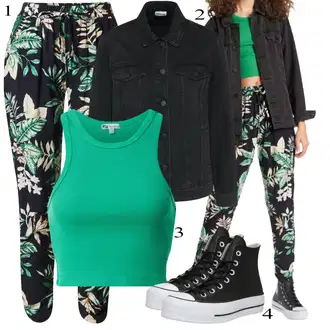 Chuck Taylor All Star Outfit sa Crna Platnena tenisica/Tenisice s patentnim zatvaračem sa strane/Zimske tenisice/Skate cipela/Tanka tenisica Converse "Ljetni outfiti"
