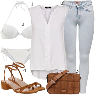 outfit mit Siva Buffalo "poletna obleka"