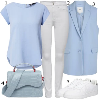 Outfit sa Niska Tenisica/Ležerna majica Tom Tailor "Ljetni outfiti"