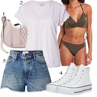 All Star Lift Outfit sa Crna/Bijela/Krem Cipela Bez Vezica/Dijabetička Cipela/Tanka tenisica/Tenisice s patentnim zatvaračem sa strane/Tenisica s platformom/Niska Tenisica/Rupičasta tenisica/Tenisica bez vezica Converse "Ljetni outfiti"
