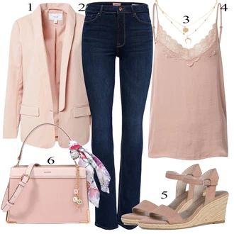 outfit mit Bež JdY "poletna obleka"