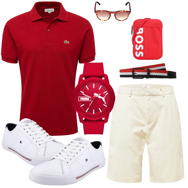 Outfit in sommerlichen Farben