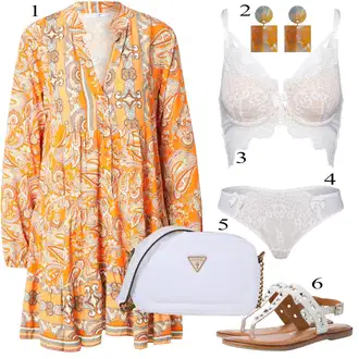 Outfity pro léto s Košilové šaty Hailys "Outfit na léto"