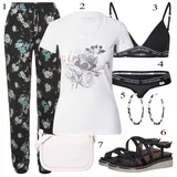 Outfity s kalhoty s flitry image