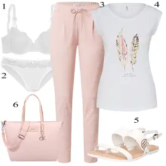 Outfit sa Privjesak/Shopper torba Calvin Klein "Ljetni outfiti"