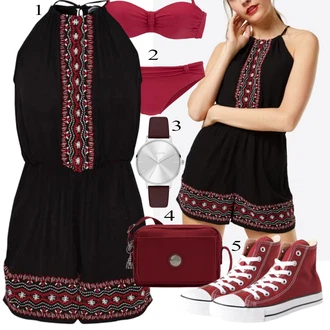 Outfit sa Crvena Tenisica Converse "Ljetni outfiti"