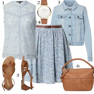 Outfit s Hnědá/Béžová Sandál S T Páskem/Vintage sandál/Páskový Sandál/Gladiátorská sandála/Římská sandála/Letní Bota About You "Perfektní na léto"
