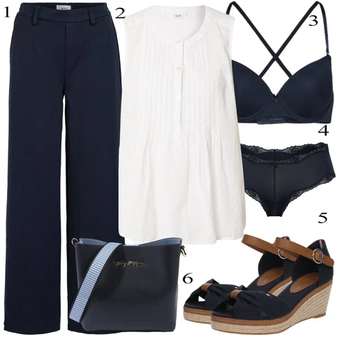 Kombinace Tmavě Modrá/Modrá Široká Kalhoty/Twillová Kalhoty/Tesařská kalhoty/Marlene Kalhoty/Kožená Pánská Bund/Mušelínové kalhoty/Palazzo Kalhoty/Kalhoty se Štěrbinou Object