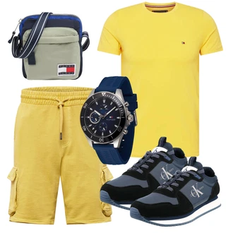 Outfit mit Unkategorisiert/Bluse Große Größe Tommy Hilfiger "Praktischer Look"