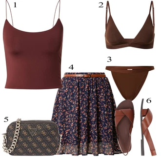 Outfit s Khaki/Bé?ová/Tmav? hn?dá/?ervená/Vínová/Oran?ová Brazilské Kalhotky/Slip S Nízkým Pasem/Tanga/Formující Kalhotky/Kalhotky Calvin Klein underwear "Outfit na léto"