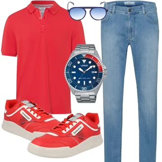 Sommer Outfits mit Weiß Jeans Brax "Schöner Sommer Look"