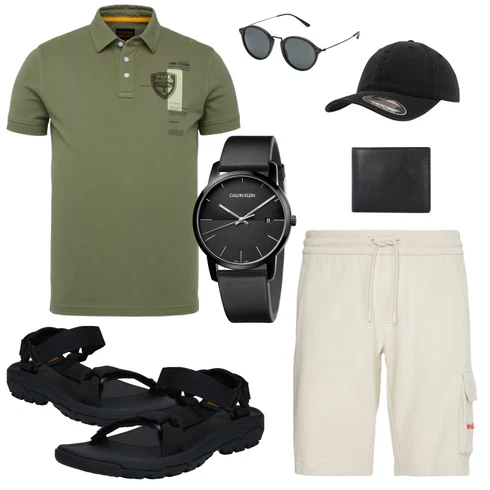 Schwarz/Grau Sonnenbrille/Brille Kapten & Son kombinieren