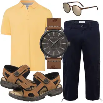 20er Jahre Outfit mit Braun/Beige Sonnenbrille/Brille le specs "Schöner Sommer Look"Look: Safari, Smart Casual, 20er Jahre, Coole, Classic, Boho, Retro, 80er