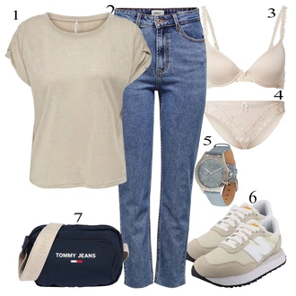 Kombinacije za ljeto sa Plava/Svjetloplava Dad Traperice/Vintage traperice/Girlfriend Traperice/High Waist Traperice/Skraćene Traperice/Mom Jean/Sužene Traperice Only "Ljetni outfiti"