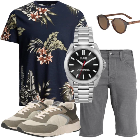Schwarz Casual T-Shirt Jack & Jones kombinieren