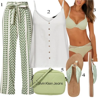 Duga/maxi Outfit sa Siva Nekategorizirano VERO MODA "Ljetni outfiti"