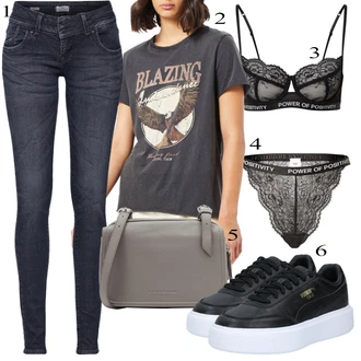 outfit mit Črna Superga Puma "poletna obleka"