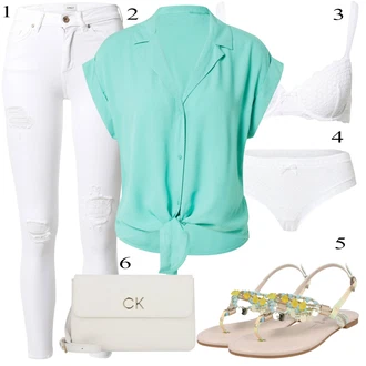 outfit mit Modra Srajca S.Oliver "Poletna oblačila"