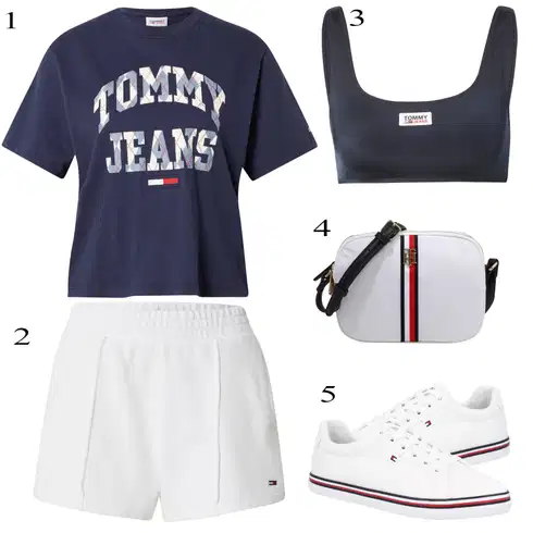 Kombinirajte Crna Kupaći Kostim Bikini Tommy Hilfiger Underwear